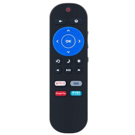 LC-RCRCA-21 Replace Remote Applicable for Sharp Roku TV LC-60R6003U LC-32LB601C LC-43LB601C LC-50LB601C LC-50LB601C LC-32LB601U LC-40LB601U LC-43LB601U LC-50LB601U LC-32LB591C LC-32LB591U LC-50LB371U