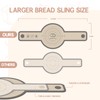 Koolstuffs Silicone Bread Sling Oval and Round, 2 PCS Nonstick＆Reusable