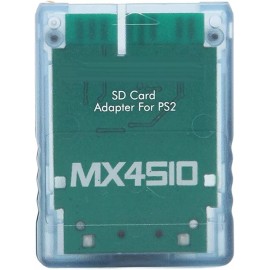 BITFUNX MX4SIO SIO2SD Micro SD Adapter PS2 Memory Card Expansion SIO Replacement Clear