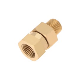SG Store 3/8" BSP Male to 3/8" BSP Female Pressure Washer Swivel Brass Hose Coupling Swivel Pressure Washer Swivel Connector Brass Hose Fittings