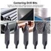5Pcs Centering Drill Bits for Milling Machines High Speed Steel
