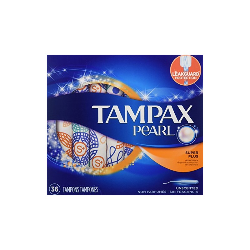 Tampax Pearl Tampons - Super Plus, 36 Count