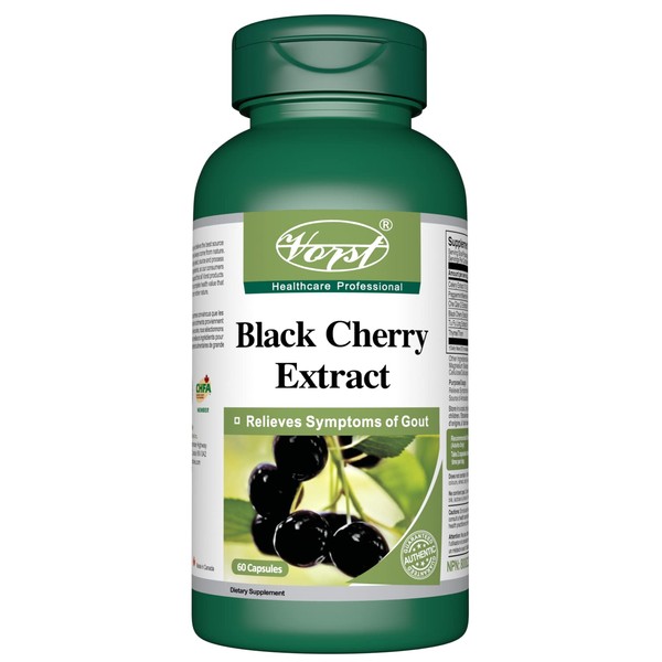 VORST Black Cherry Extract 600mg (300mg Per Capsule) 60 Capsules