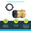 SharkBite 1-1/4 Inch FNPT Adapter, Push to Connect Brass Plumbing