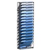 DALTACK Wall File Holder 16 Tier Hanging Wall File Organizer,