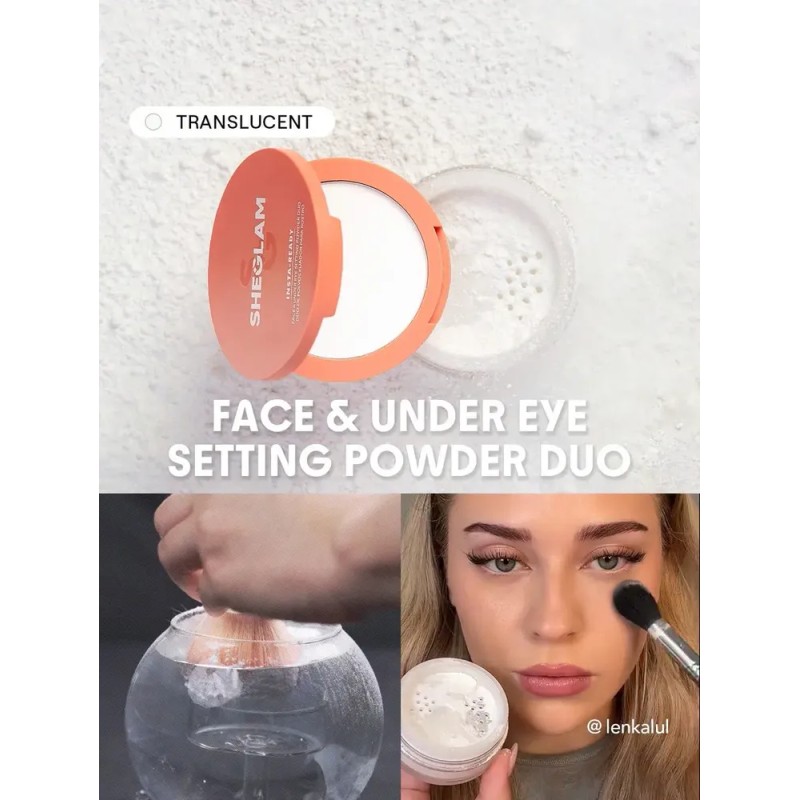 Sheglam Insta-ready Polvos Fijadores Rostro Y Ojos