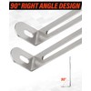 Jeboler Angle Connectors 72.5 x 24 x 15 mm, Pack