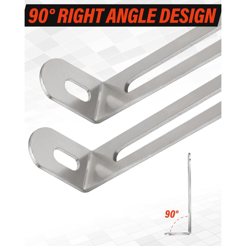 Jeboler Angle Connectors 72.5 x 24 x 15 mm, Pack