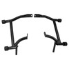 Saddlebag Guard Rear Saddlebag Crash Bars with 4 PCS Black