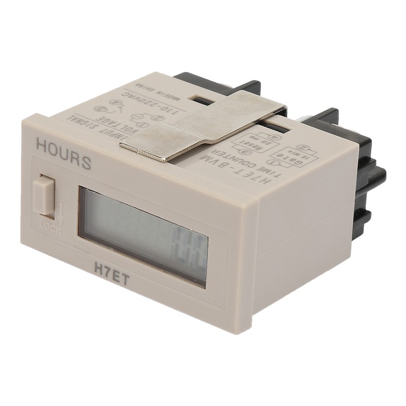 AC H7Et BVM Digital Electrical Counter Totalizer with 6-Digit LCD