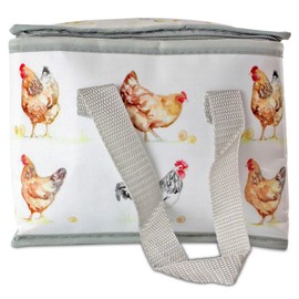 LEONARDO Lesser & Pavey Lunch Bag Chickens, Multi-Colour, 22 x 12 cm
