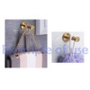 NELXULAS Golden Brushed Stainless Steel Single Heavy Duty Wall Mount