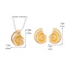 Cubahop Summer Beach Conch Pendant Choker Necklaces Earrings Set Bohemian