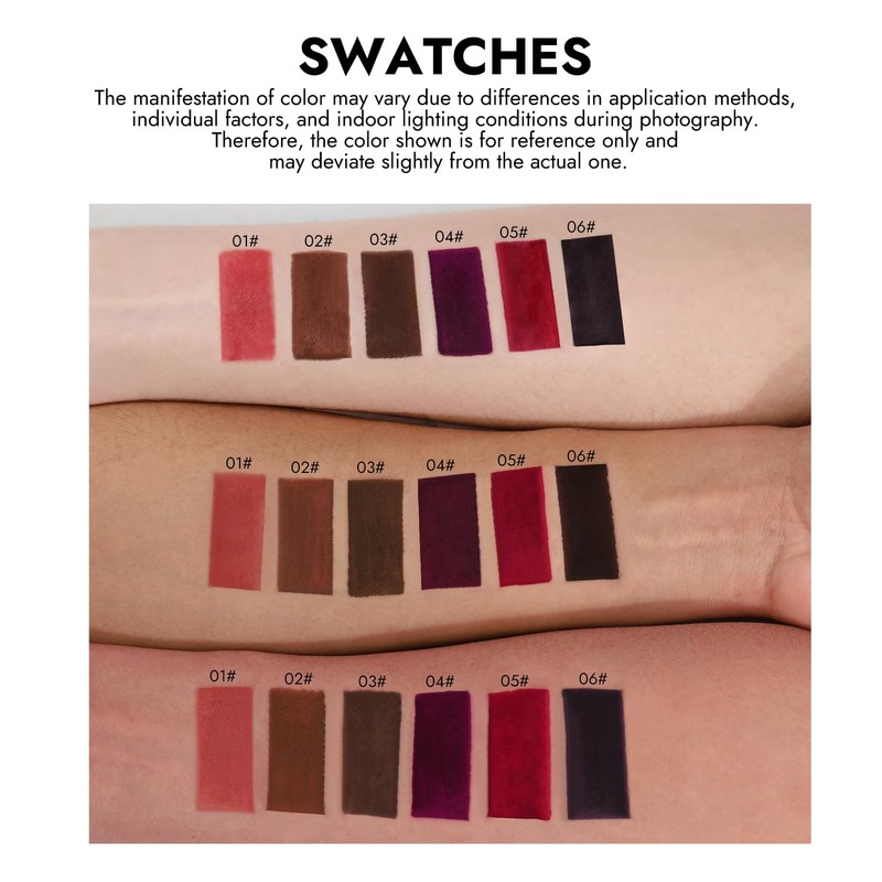 YOUNG VISION Velvet Matte Liquid Lipstick Long Lasting, 4-in-1 Multi-Use