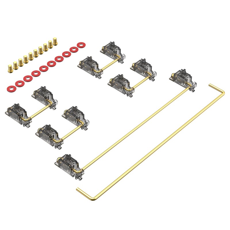 DUROCK Stabilizers V3, Screw in Stabilizers with 2u, 6.25u, 7u