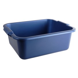 Bowl 11 L with Handle - Square Pink, Blue, Metallic Green - Plastic - All-Purpose Bowl - Washing Up Bowl - Foot Tray - Tub (Metallic Blue)