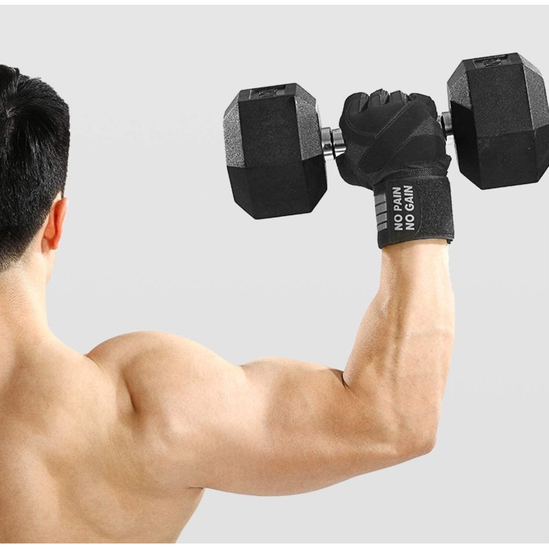 Weight Lifting Gloves Full Finger Protection Work Out Gym Gloves