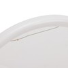 Moving Sand Art Round White Frame 3D High Transparent Glass
