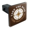 Take The Road Less Traveled Compass Tow Trailer Hitch Cover