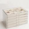 5 Drawers Clear Jewelry Box for Women and Girls, Acrylic