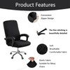 DVLOL Office Chair Cover,Removable Desk Chair Cover with Zipper,Stretch Anti-dust