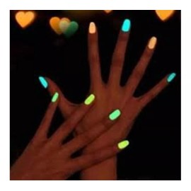 Lé Mussa Top Efecto Neón Para Uñas Semipermanente Brilla De Noche