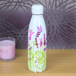 lesser and pavey LP45419 Lavender Drinks Bottle Accessory, Pink