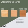 ASTREIN® | Magnetischer Schlüsselhalter | Messerhalter | Wandhalterung aus Holz