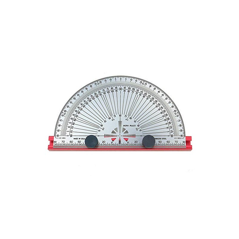 Incra Rules Metric 160 mm Precision Marking Protractor