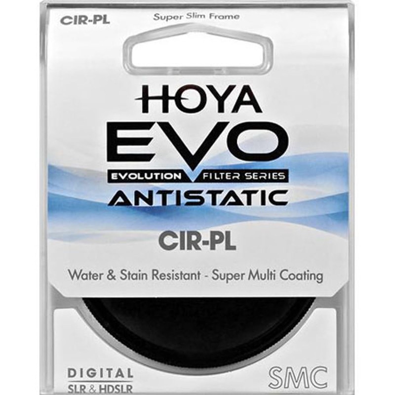 Hoya EVO Antistatic 62mm Circular Polarizer — Premium Optical Glass