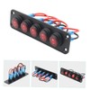 Vaguelly Gang Rocker Switch Panel Led Indicator Easy Installation for