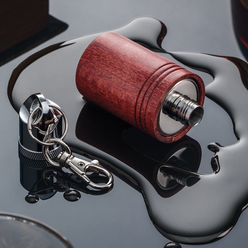 Penn State Industries PKFLASK Mini Flask Keychain Kit Woodturning Project