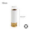 TOP-VIGOR Impact Socket, 19mm (3/4 inch) Alloy Wheel Impact Socket,