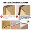 Pack of 40 Back Panel Screws, Plastic Back Panel Connectors,