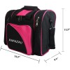PAPAZAU Bowling Bag for Single Ball - Tote with Large,