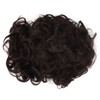Men Short Black Wigs Soft Texture Breathable Adjust Net Firmly