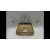PAMPERED CHEF SNOWMEN APPETIZER PLATES #3011 SET OF 4 6"