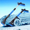 Adduns 2-n-1 Snow Brush and Ice Scraper Extendable, Scratch Free