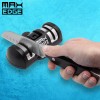 Max Edge Knife Sharpener, Precise Sharpening, Diamond & Ceramic Grinding