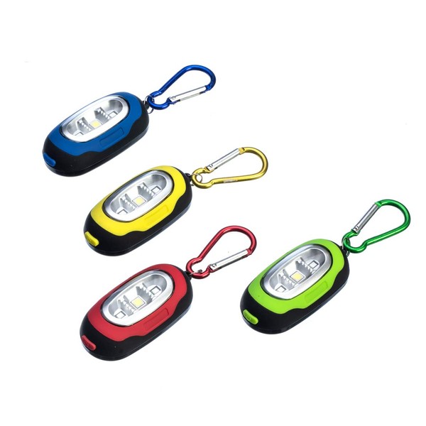 SE Assorted Color 2-in-1 SMD Keychain Flashlights (4 PC.) - FL3825-24-4