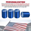 x xotic tech 4pcs American Flag Tire Valve Stem Cover
