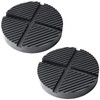 2Pcs Universal Floor Slotted Car Rubber Jack Pad Frame Protector