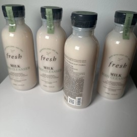 Fresh Pack Of 4, Fresh Milk Body Cleanser for Soothing Clean Skin 260mL 8.7fl oz Each