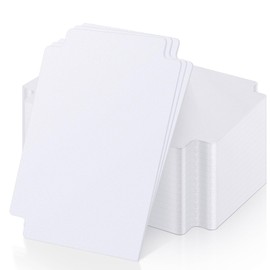 Trading Card Dividers for Sports Cards Playing Card Separators Board Game Dividers Card Gathering Storage Organizer, Horizontal and Vertical Card Dividers Fit for Mtg Commander 2.7 x 3.8 (White, 120)