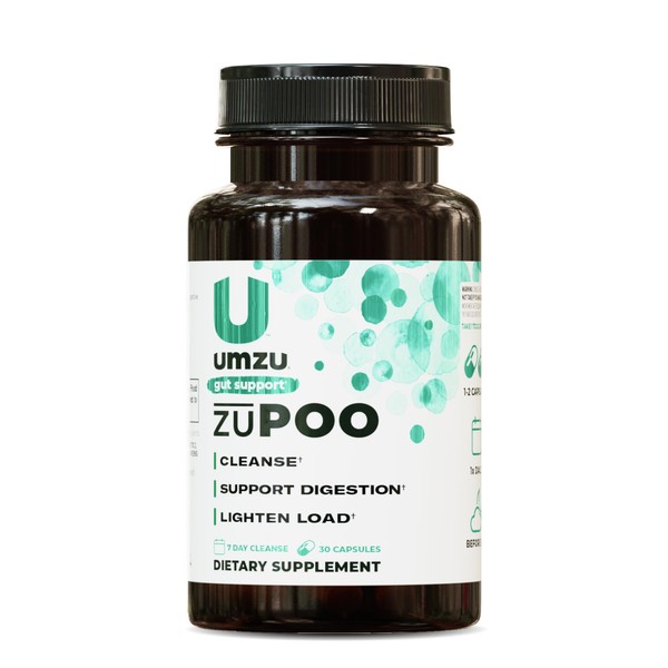 UMZU zuPoo 15-Day Gut Cleanse & Poop Pills, Cascara Sagrada