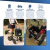 KneeRover Deluxe Knee Scooter Basket Accessory with Large Capacity -