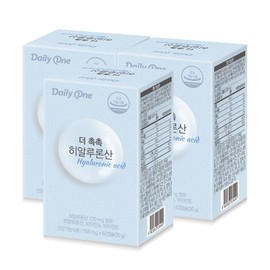 Daily One [Daily One] The Moist Hyaluronic Acid 30g 60 capsules x 3 containers, 3 months supply / [데일리원] 더 촉촉 히알루론산 30g 60캡슐 x 3통 3개월분