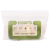 100 PCS ECOOPTS Food Storage Snack Bags 100% Compostable Ziplock