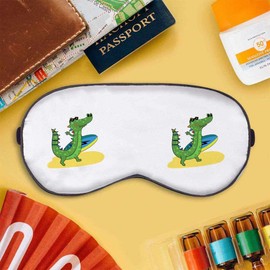 'Surfing Croc' Sleep/Travel Eye Mask (EY00023585)