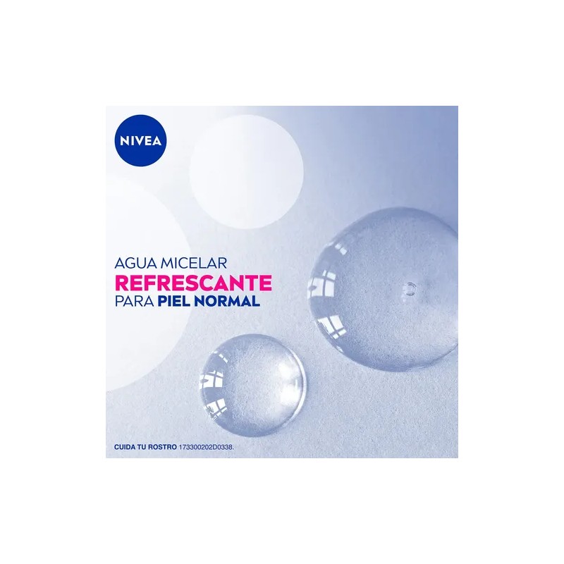 Agua Micelar Nivea Piel Normal Complejo Aminoácido 400 Ml